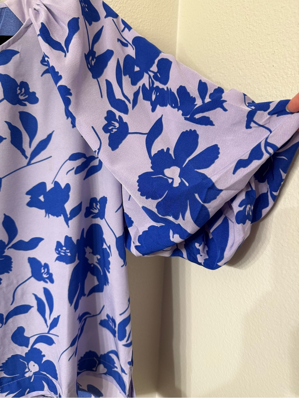 Umgee Floral Print Blouse | Lavender Mix | Boho Lightweight | Sm but fits Med - Picture 5 of 8
